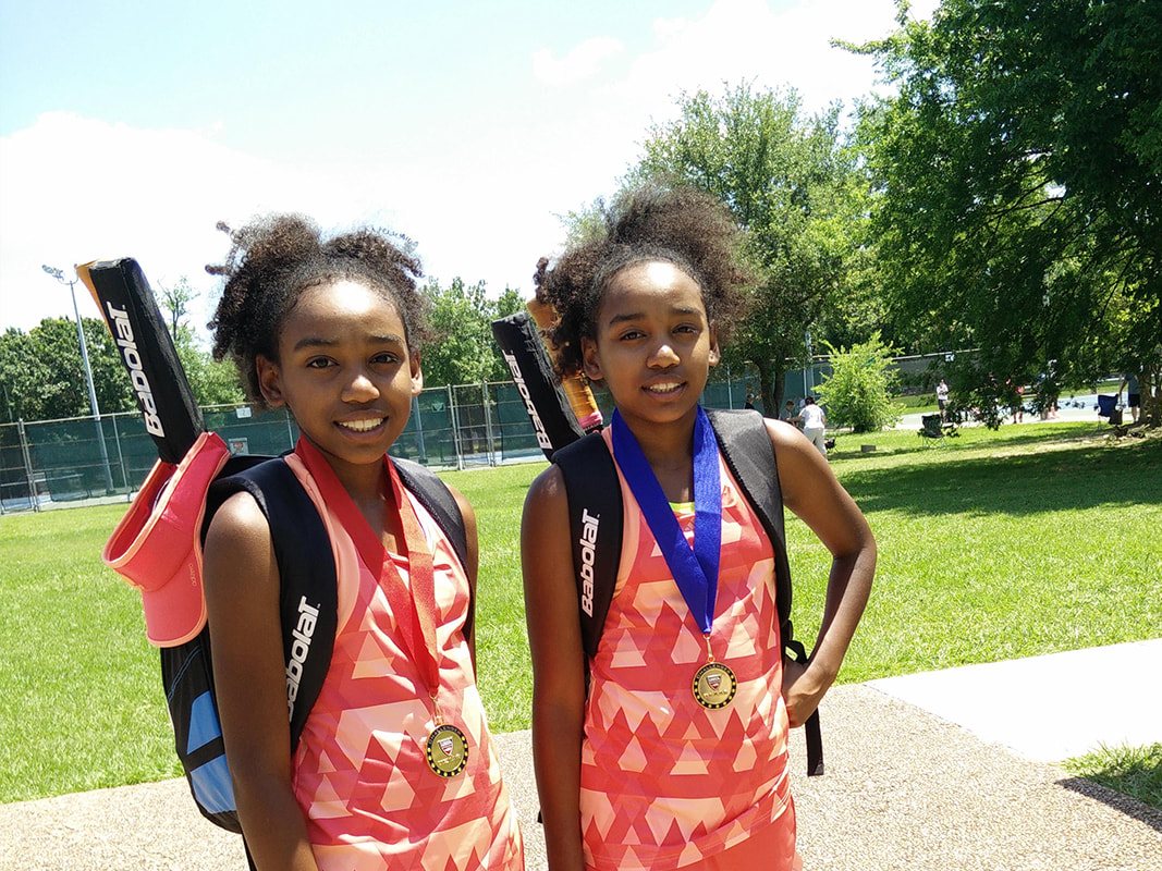 Young players with medals