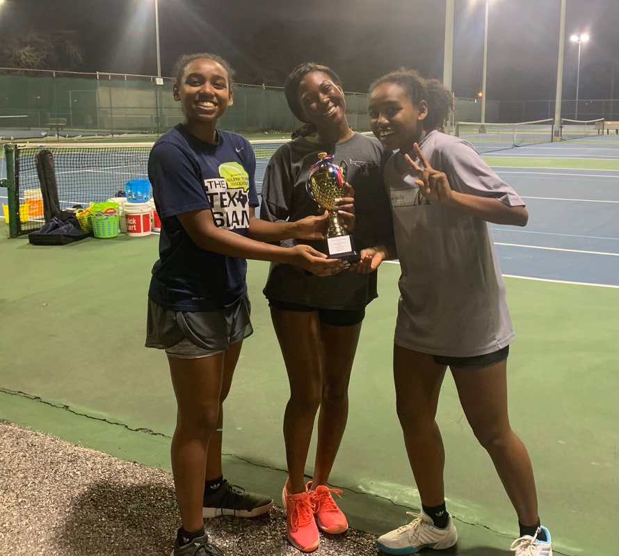Champions with trophy